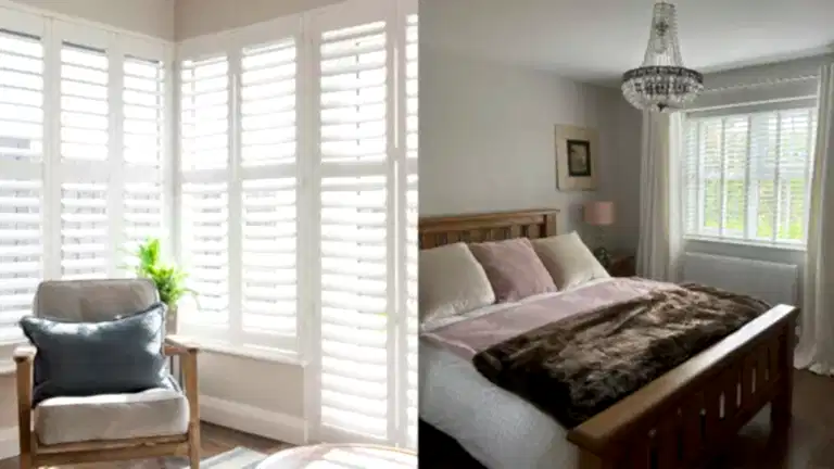 Comparison of white plantation shutters and white wooden venetian blinds in homes in northern ireland