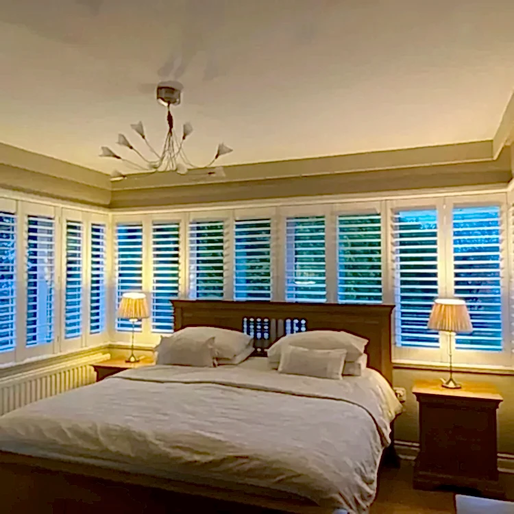 Bedroom Blinds and Shutters